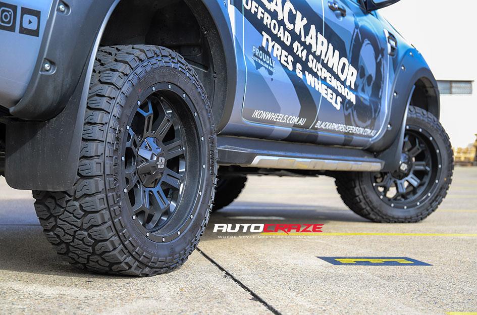 FORD RANGER HURRICANE MATTE BLACK